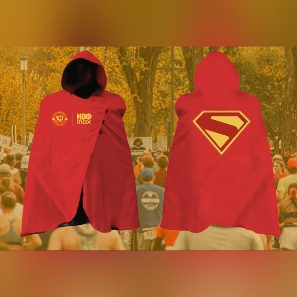 50th Anniversary Marine Corps Marathon (MCM) Finisher Poncho Superman DC Comics